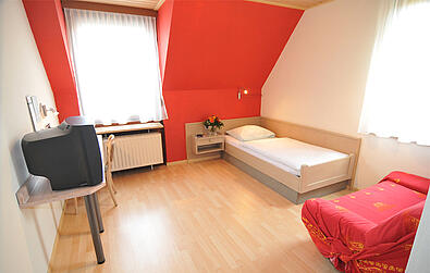 Standard Einzelzimmer im Hotel Rössle Rutesheim